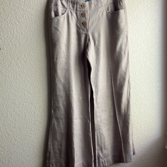 Marciano Linen Blend Wide Leg Pants (Size 6) NWT - Picture 1 of 13